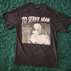 Twilight Zone To Serve Man Tee Episode 89 Graphic Shirt Vintage